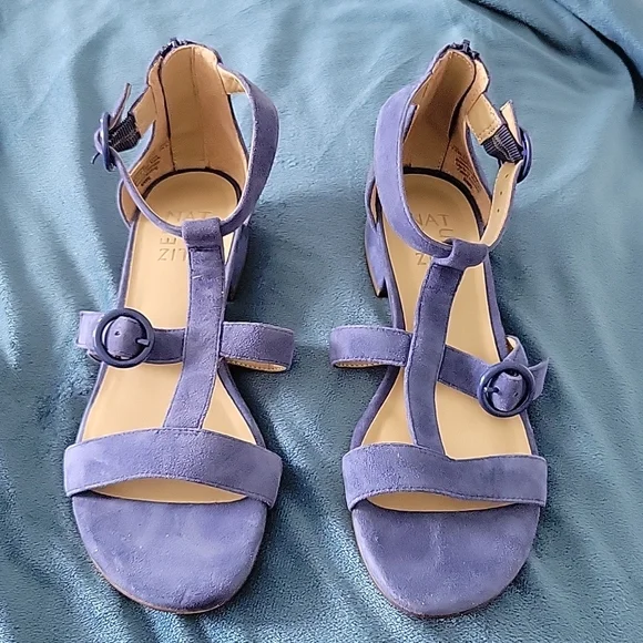 Naturalizer Shoes Zip Back Strappy Very Low Heels Poshmark